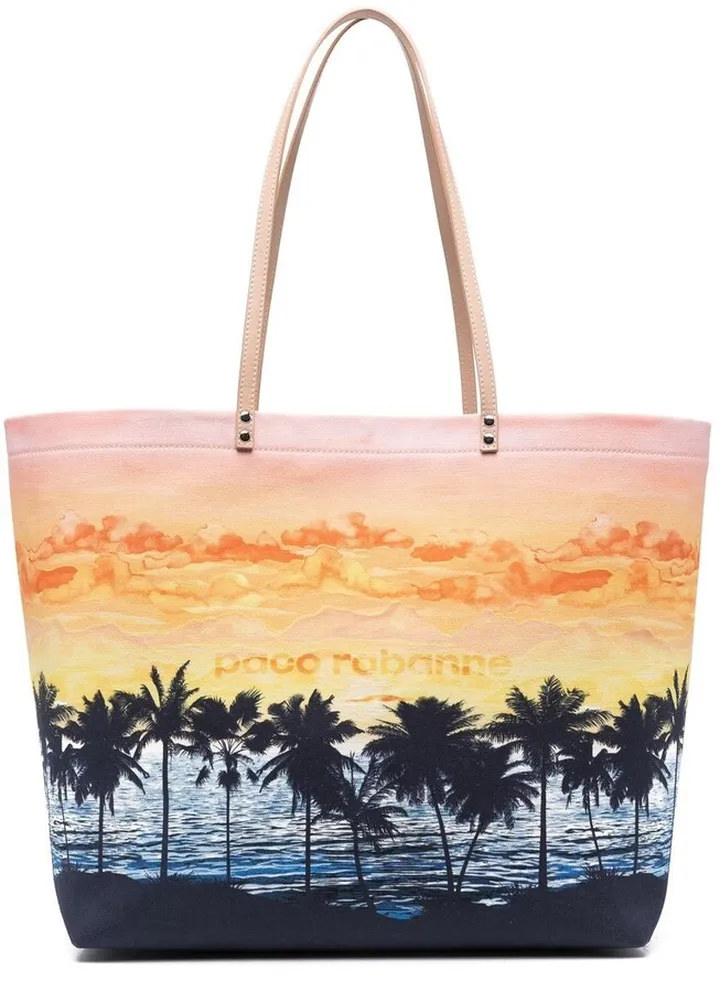 Logo Graphic Print Tote