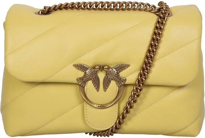 Love Classic Puff Logo Plaque Crossbody Bag