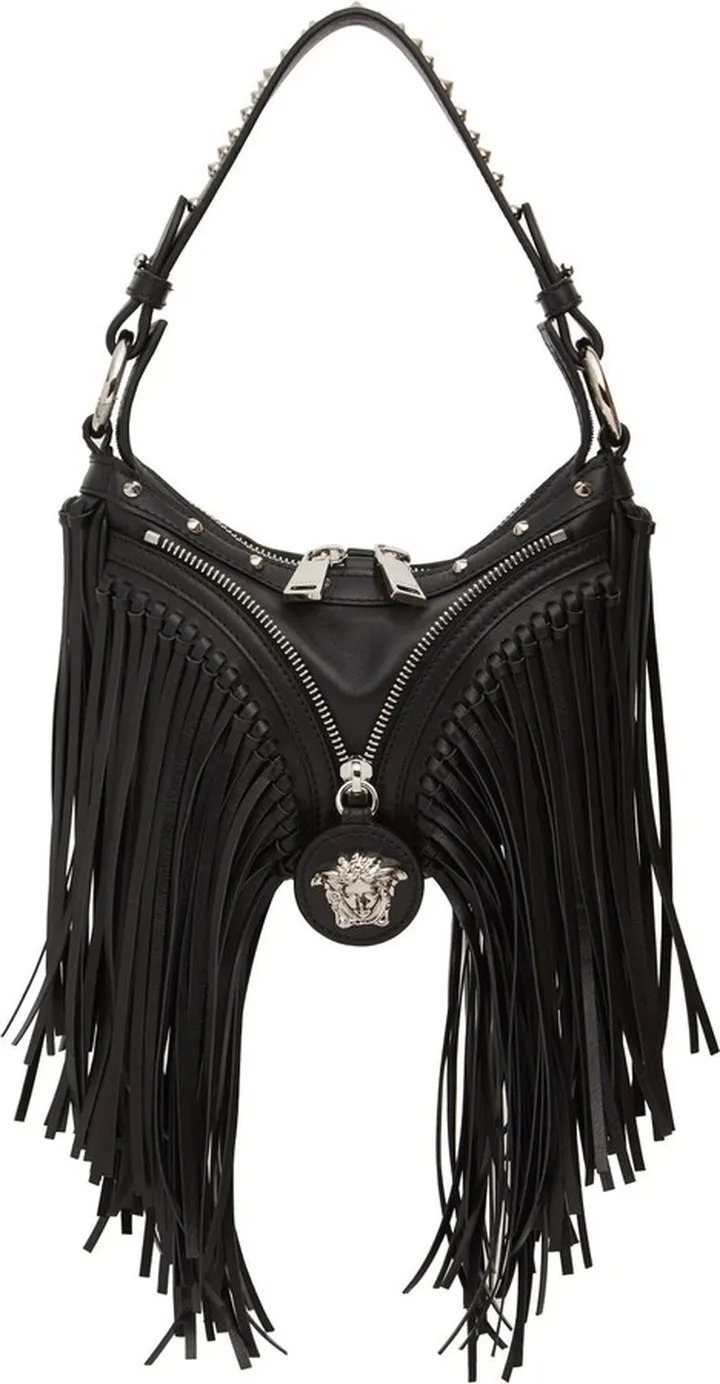 Mini hobo leather shoulder bag