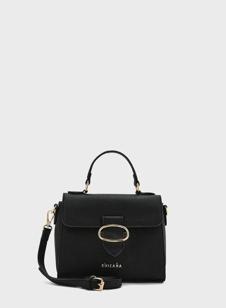 Clasp Satchel Bag