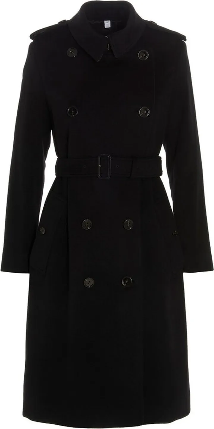Burberry Double-Breasted Kensington Trench Coat