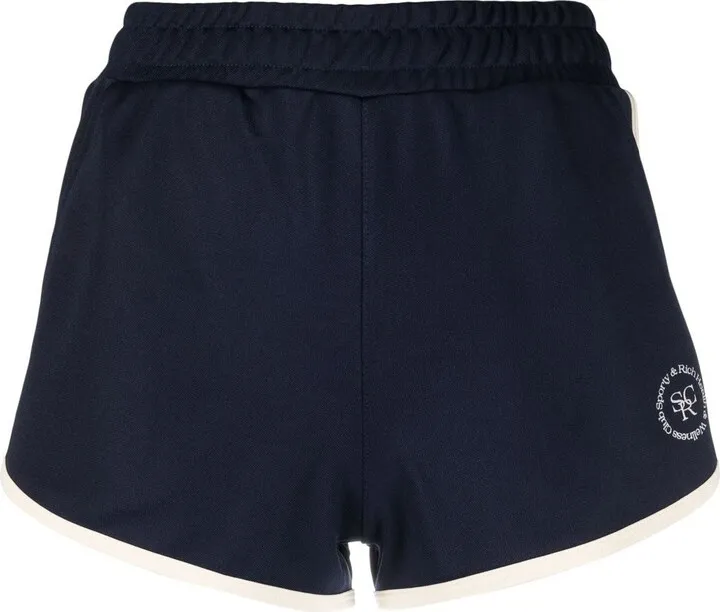 Embroidered-Logo Detail Shorts