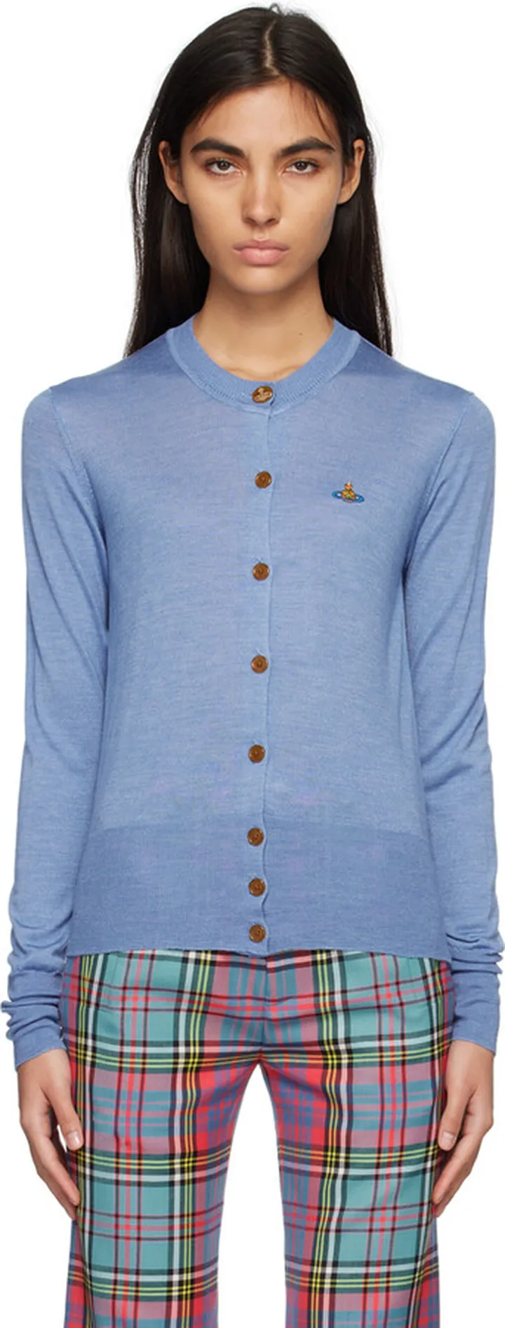 Vivienne Westwood Blue Bea Cardigan