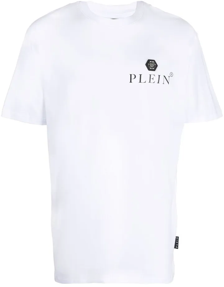 Hexagon logo-print T-shirt