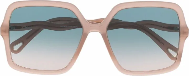 Zelie square-frame sunglasses