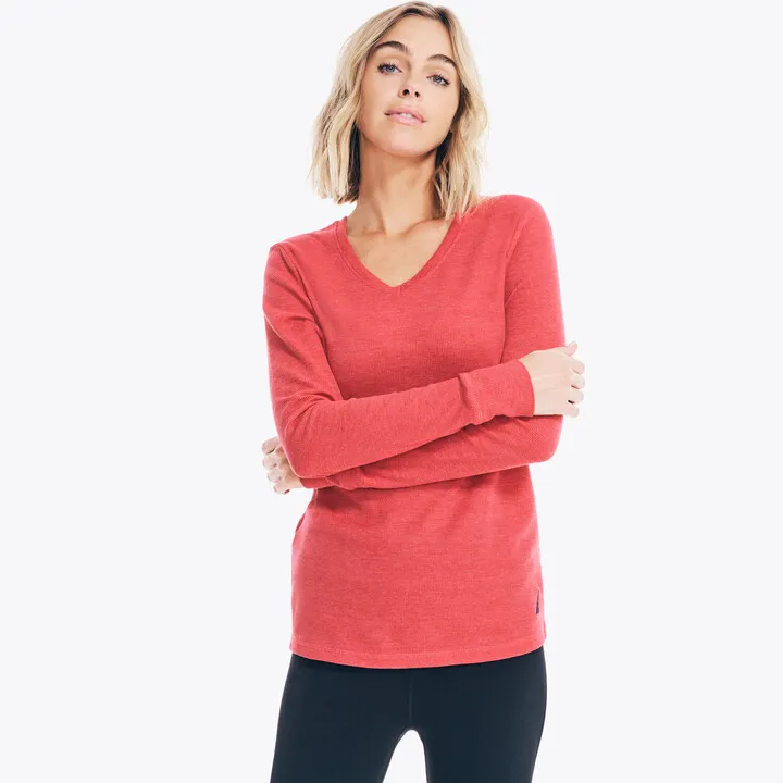 Long-Sleeve V-Neck Thermal