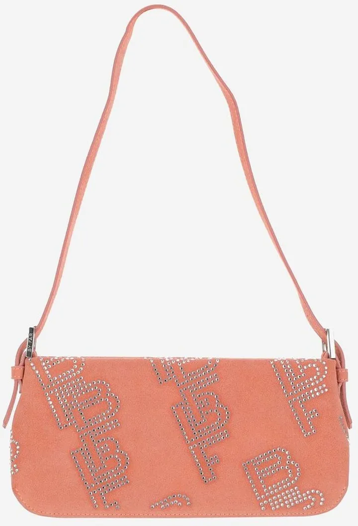 By Far Dulce Crystal Embellished Shoulder Bag