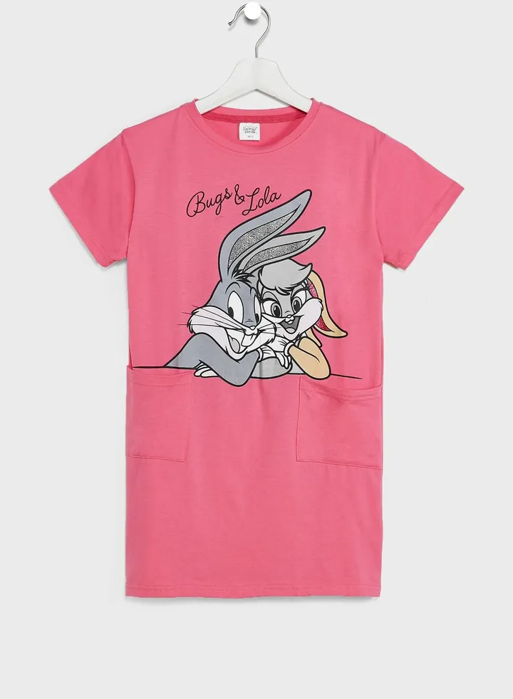 Youth Bugs & Lola Bunny Dress