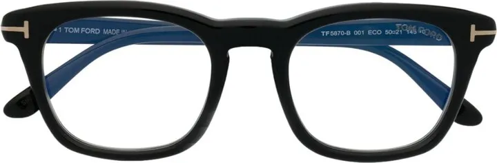 Square-Frame Optical Glasses