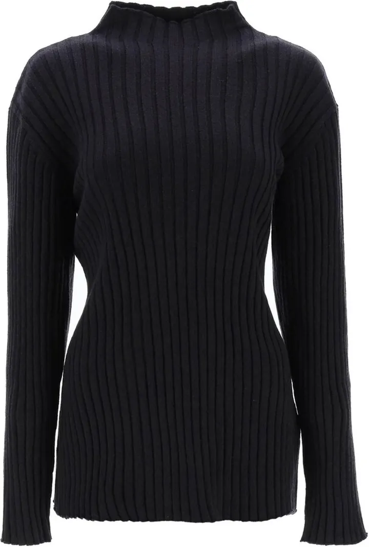 The Row 'awais' Ribbed Cashmere Top