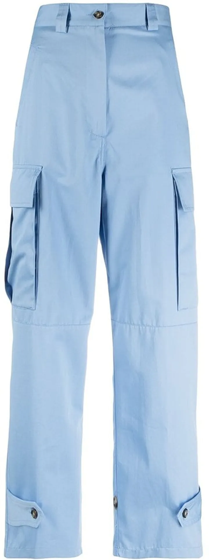 Cropped High-Waist Trousers