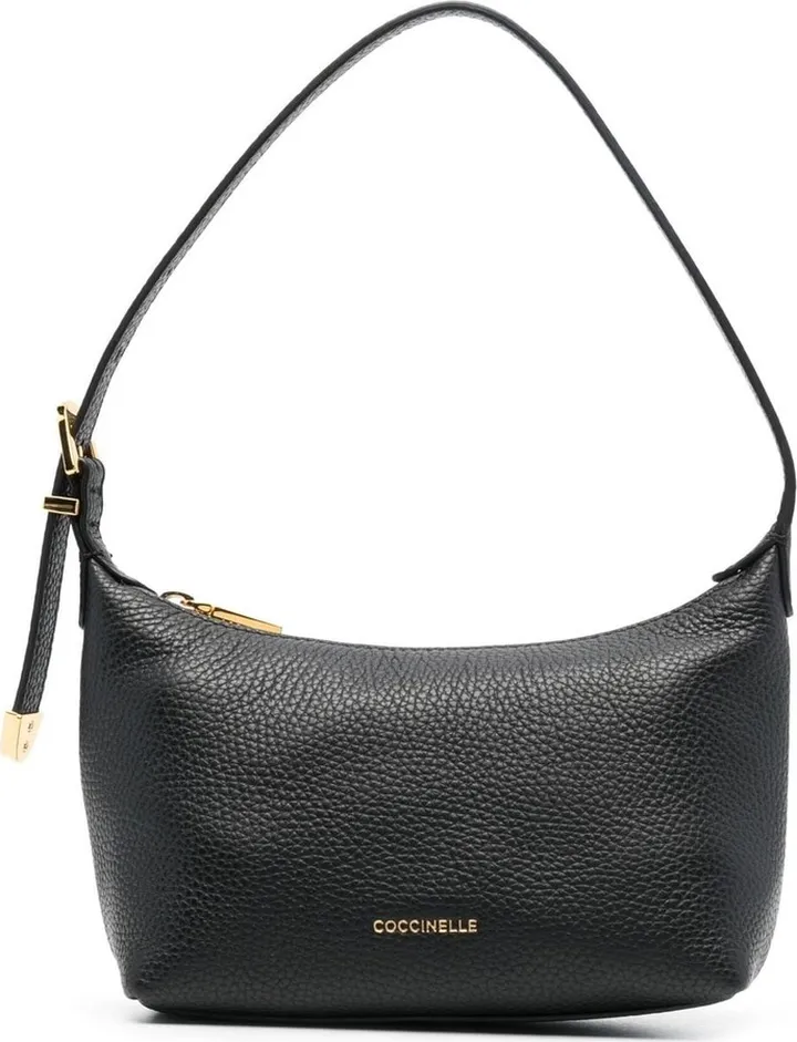 Grained Leather Shoulder Bag