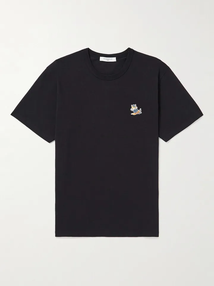 Logo-Appliquéd Cotton-Jersey T-Shirt