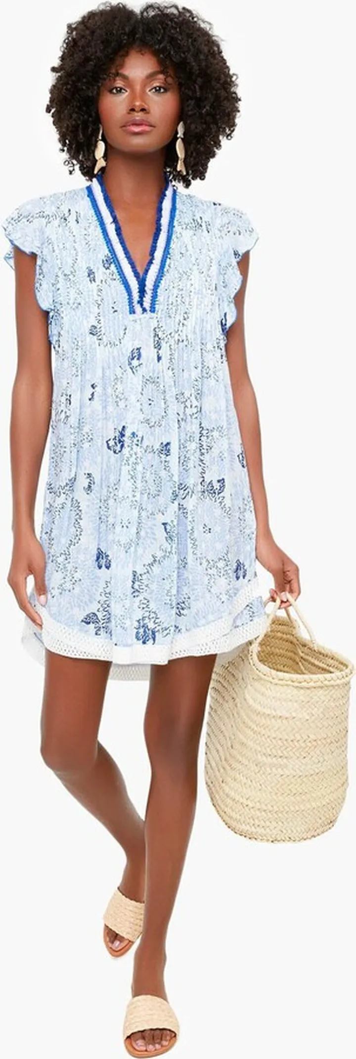 Blue Sunflower Sasha Mini Dress