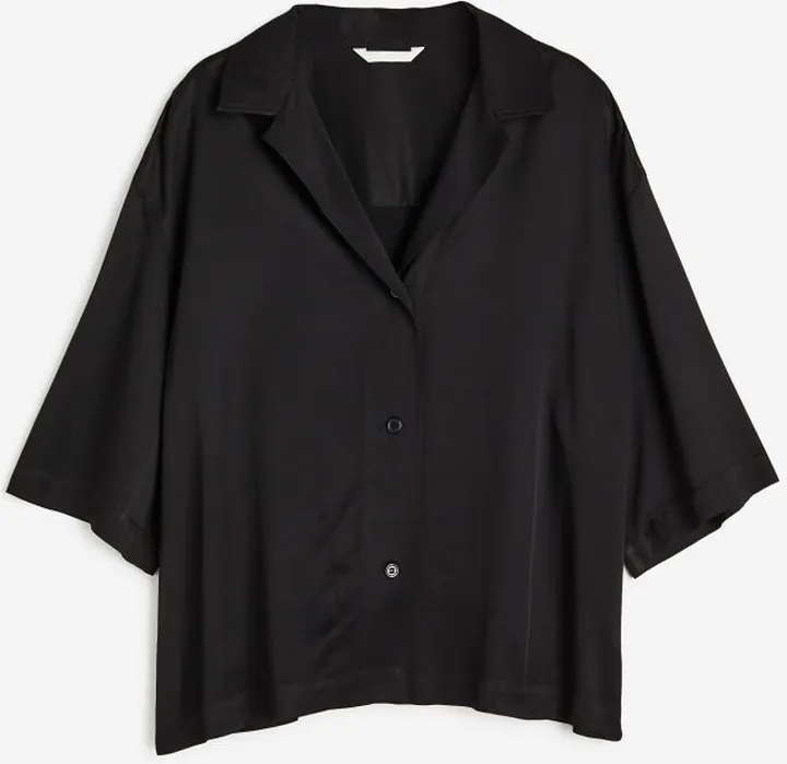 Boxy Viscose Blouse