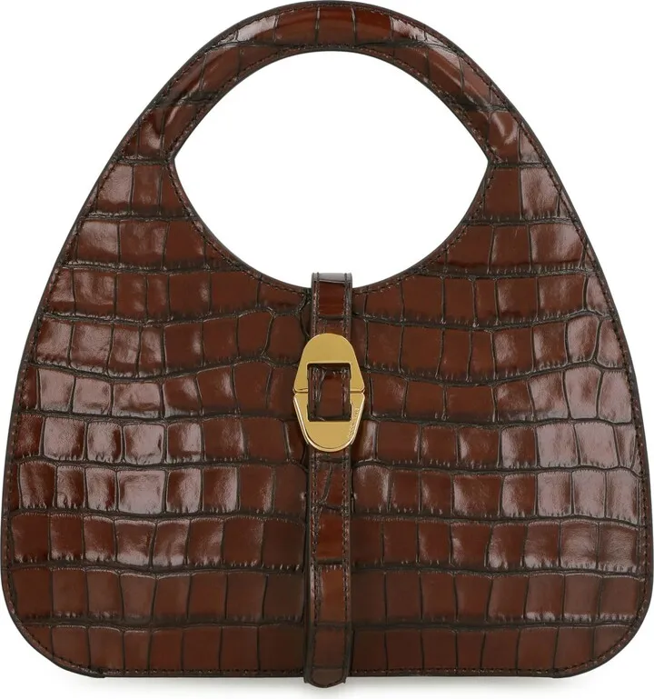 Cosima Croco Shiny Handbag