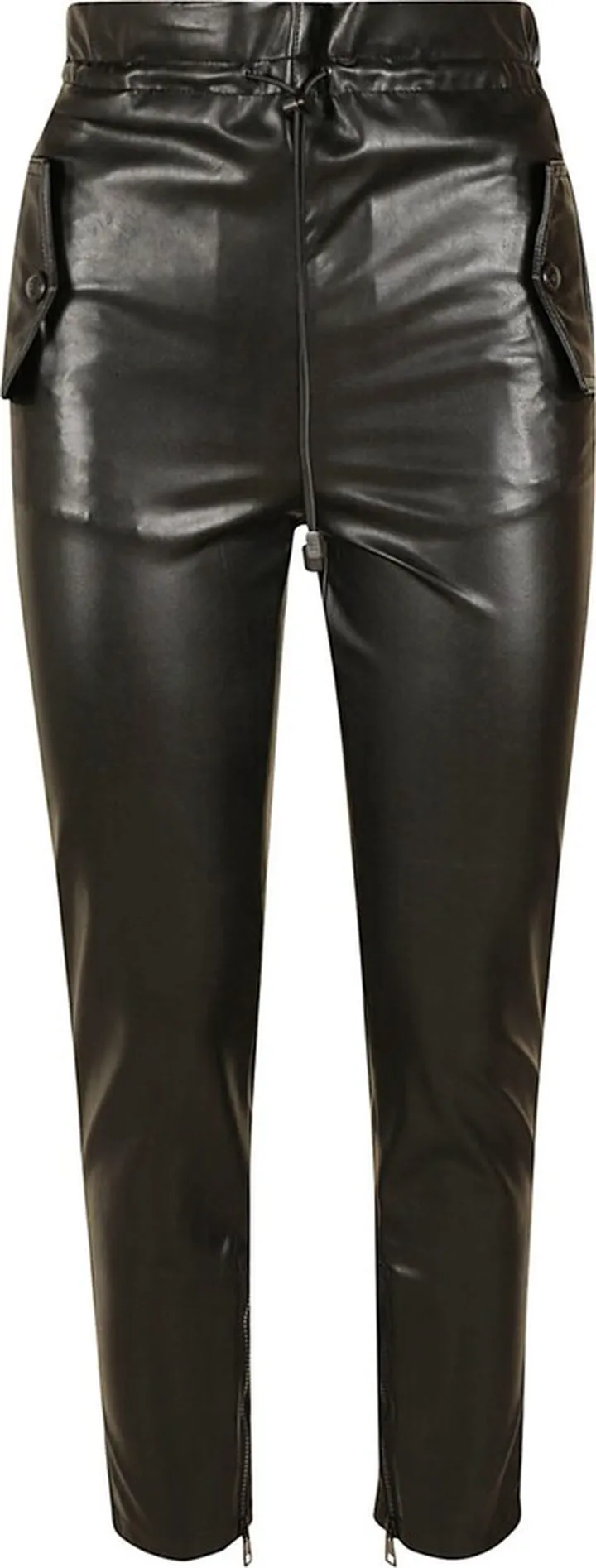 High-waist Slim Trousers