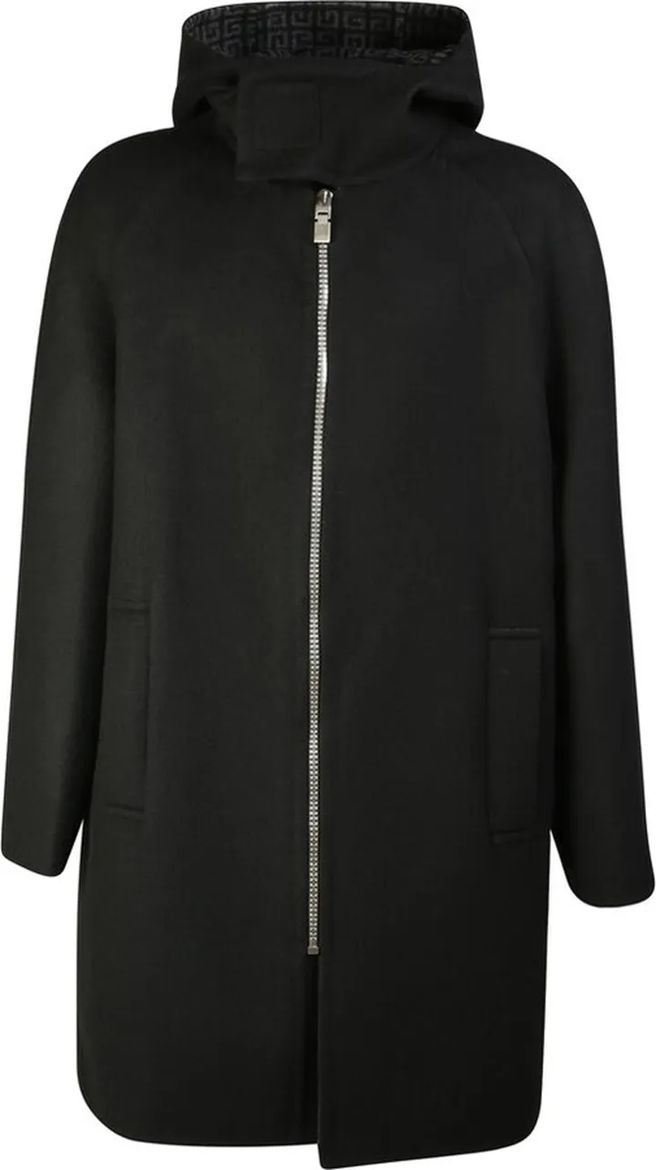 Givenchy 4G Motif Hooded Coat