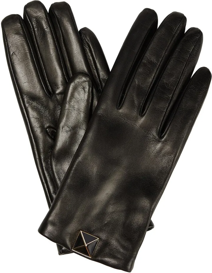 Roman Stud leather gloves