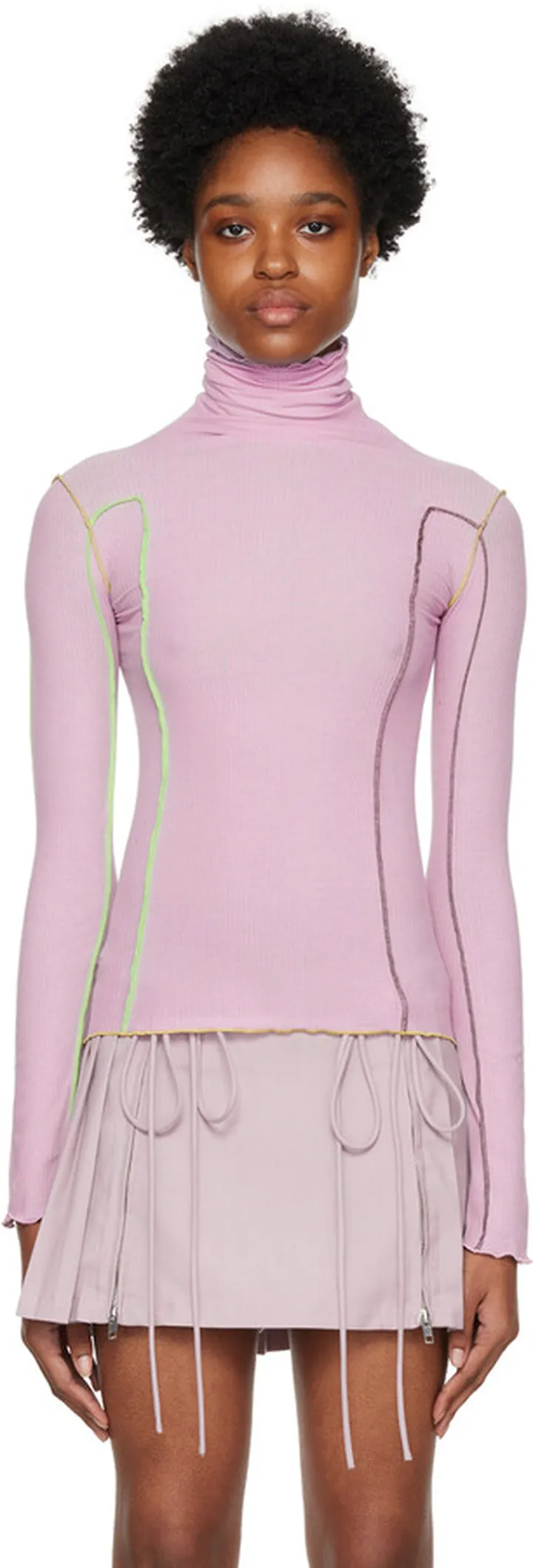 Baserange Purple Omato Turtleneck