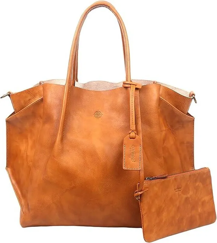 Old Trend Genuine Leather Sprout Land Tote Bag (Chestnut) Handbags