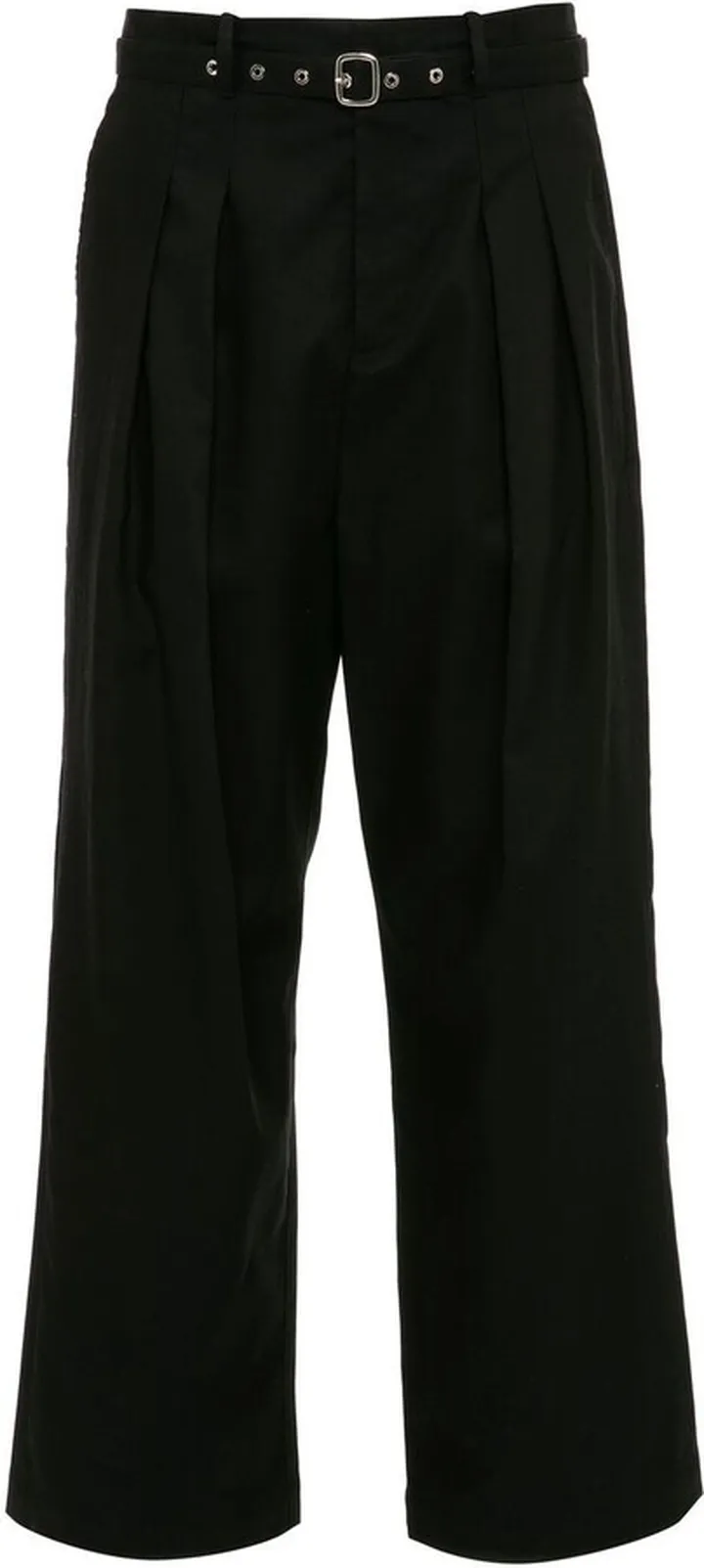 Wide-Leg Tailored Trousers