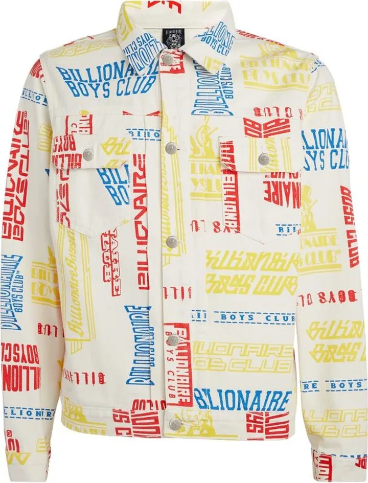 Billionaire Boys Club Signage Print Denim Jacket