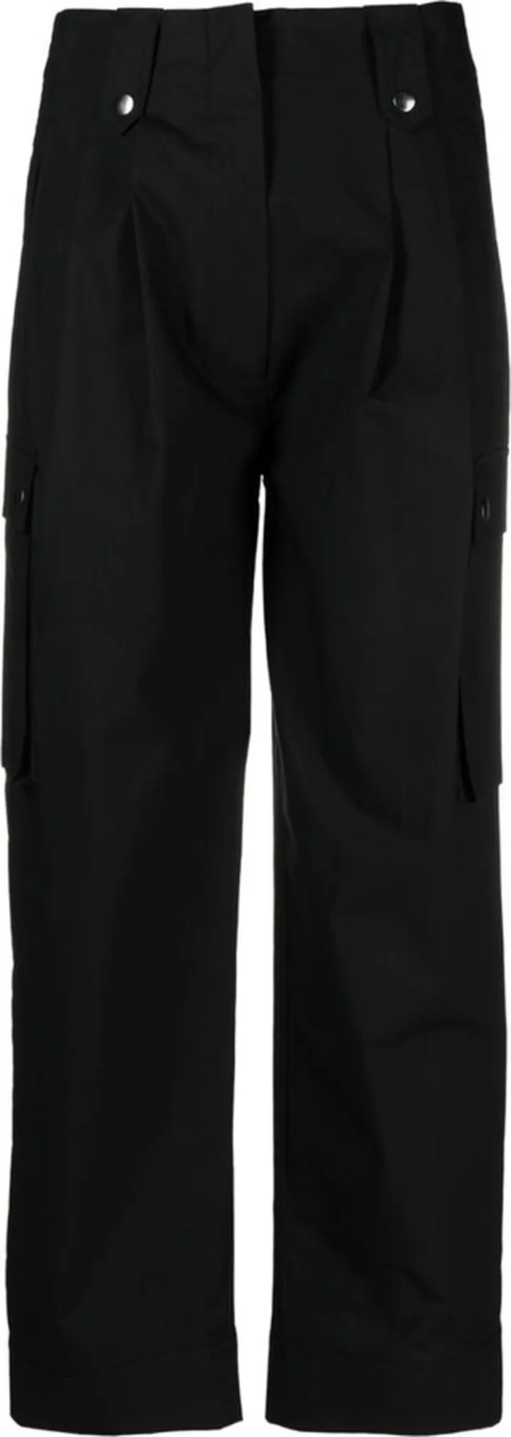 Cropped Straight-Leg Trousers