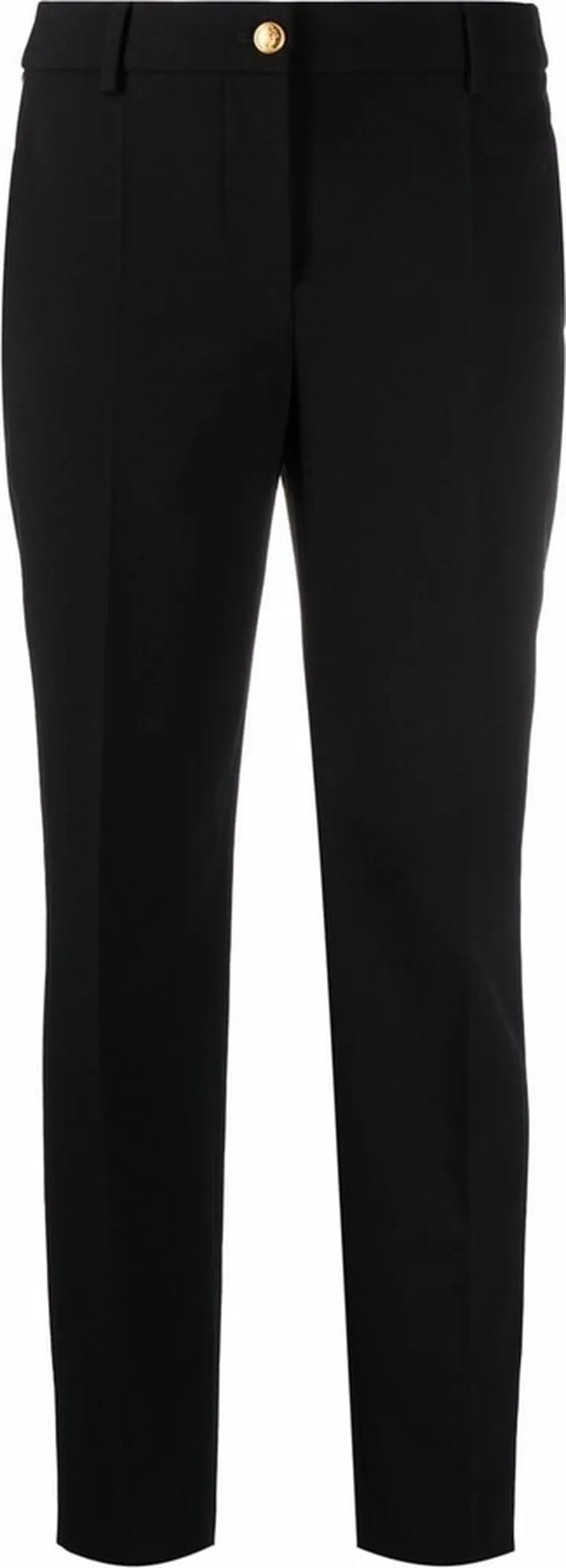 Mid-Rise Slim-Fit Trousers