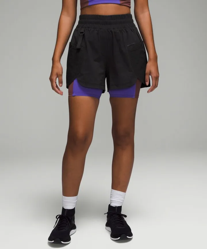 Drop-In Pocket High-Rise Hiking Shorts 4"