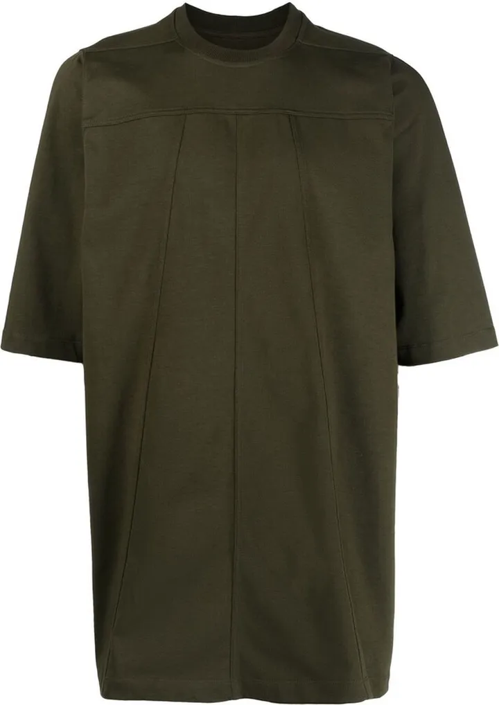 gathered cotton T-shirt