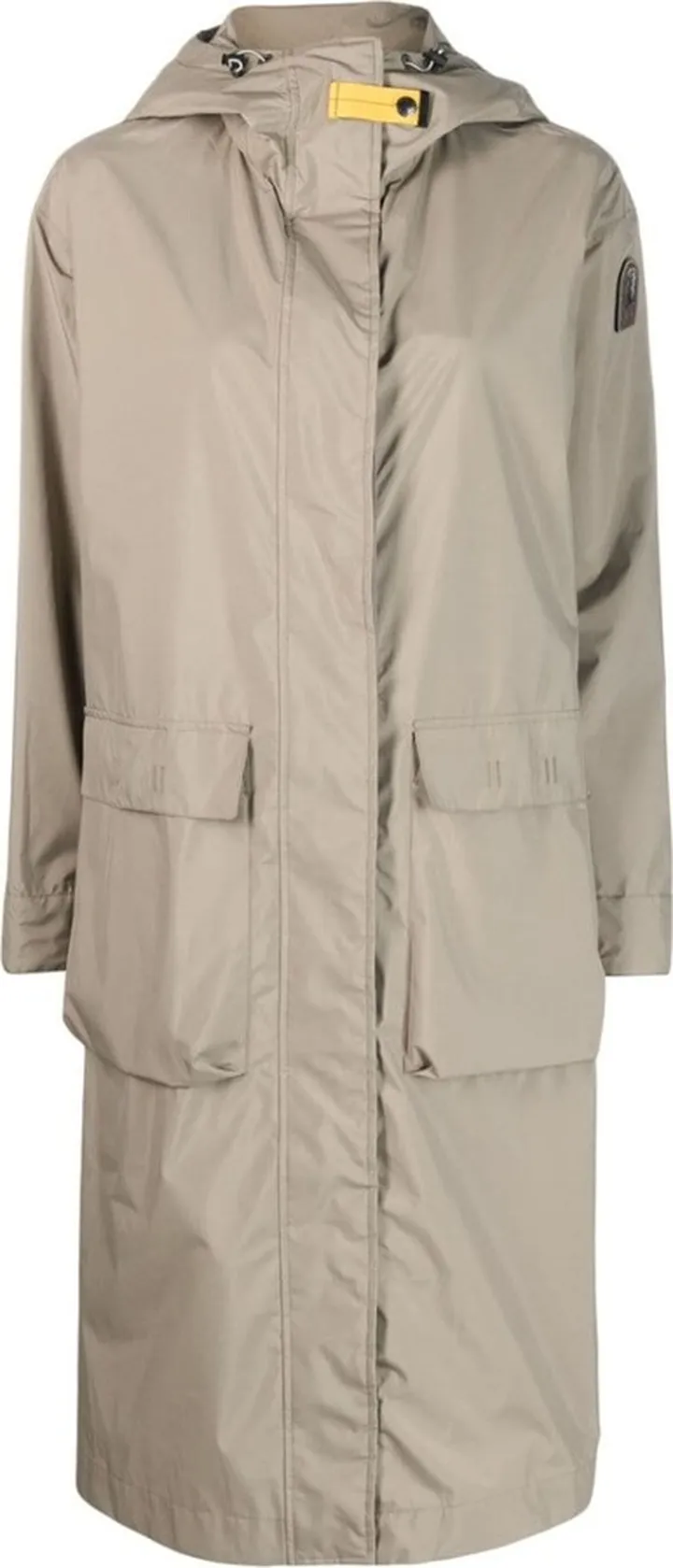 Logo-Patch Long-Sleeve Parka