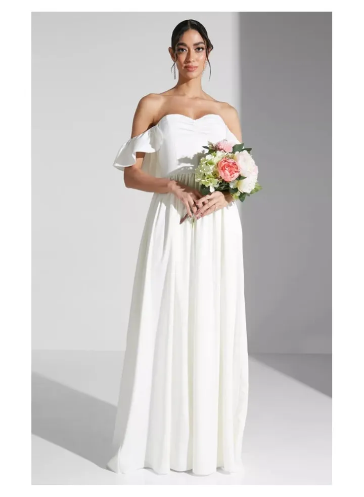 White Bridal Dress-Little Mistress