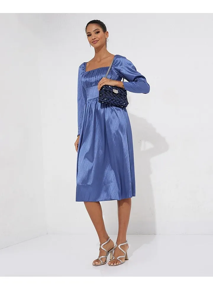 Little Mistress Blue Milkamid Dress