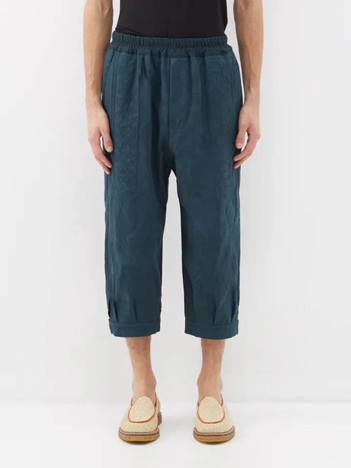 Orson 19th Century Cotton-voile Cropped Trousers