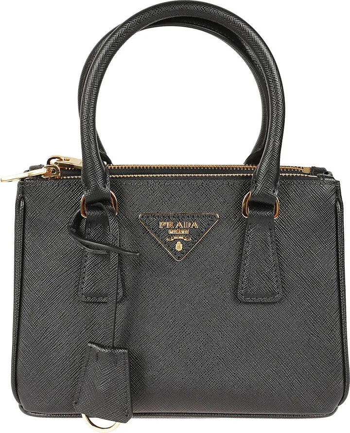 Logo Tag Top Zip Tote