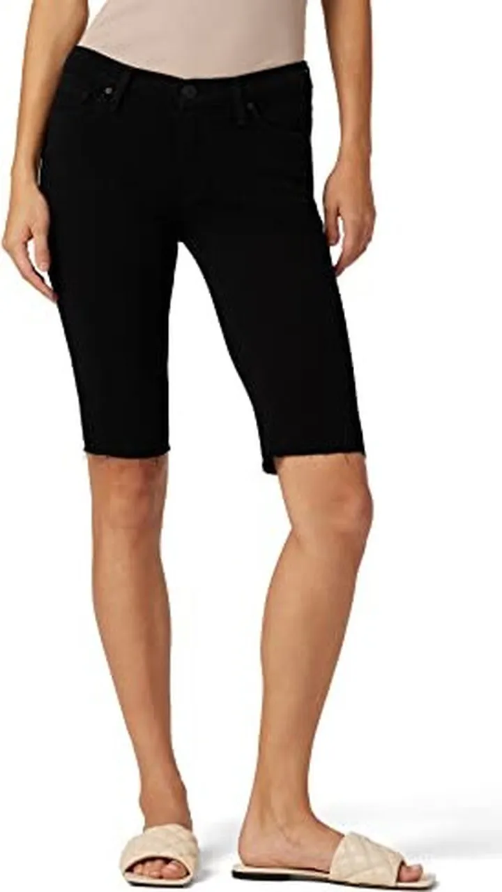 HUDSON Jeans Women's Amelia MID-Rise Knee Short (RAW Hem)