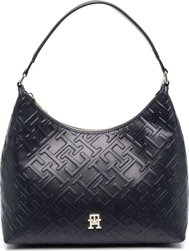 Iconic monogram embossed shoulder bag
