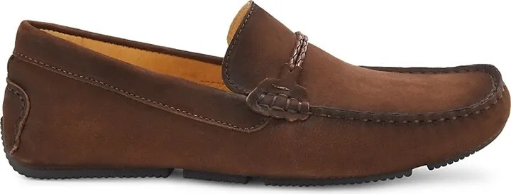 Braided Leather Driving Moccasins