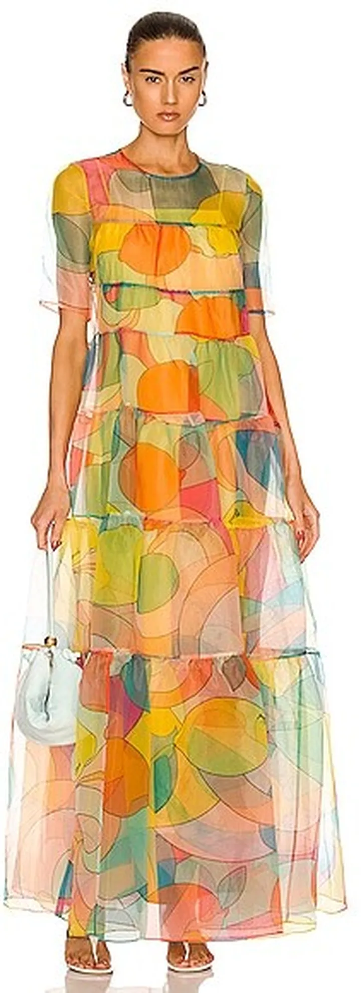 Staud Catalina Dress in Orange