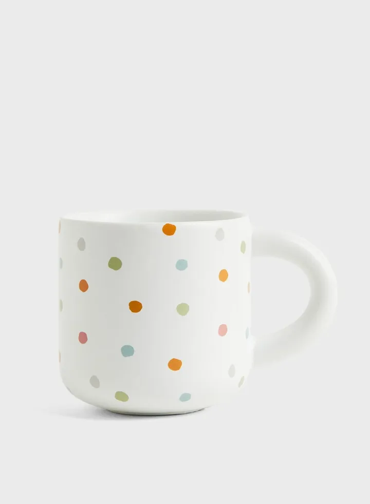 Spotted Porcelain Mug