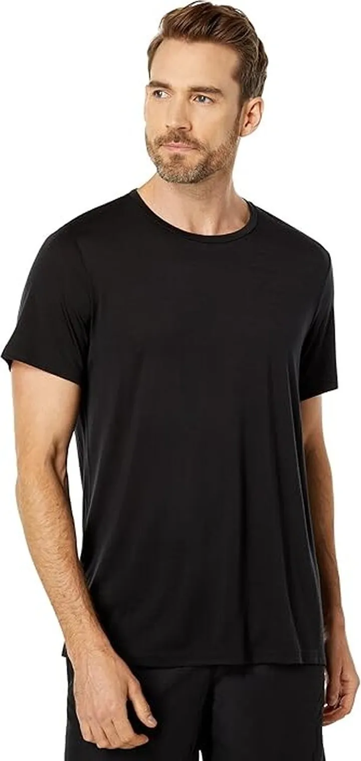 Icebreaker Sphere II Short Sleeve Tee (Black) Men's Clothing