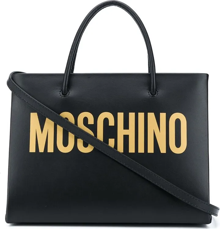 Logo Print Tote Bag