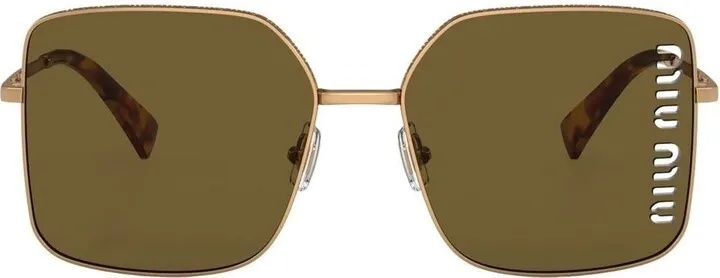Tinted Oversize-Frame Sunglasses