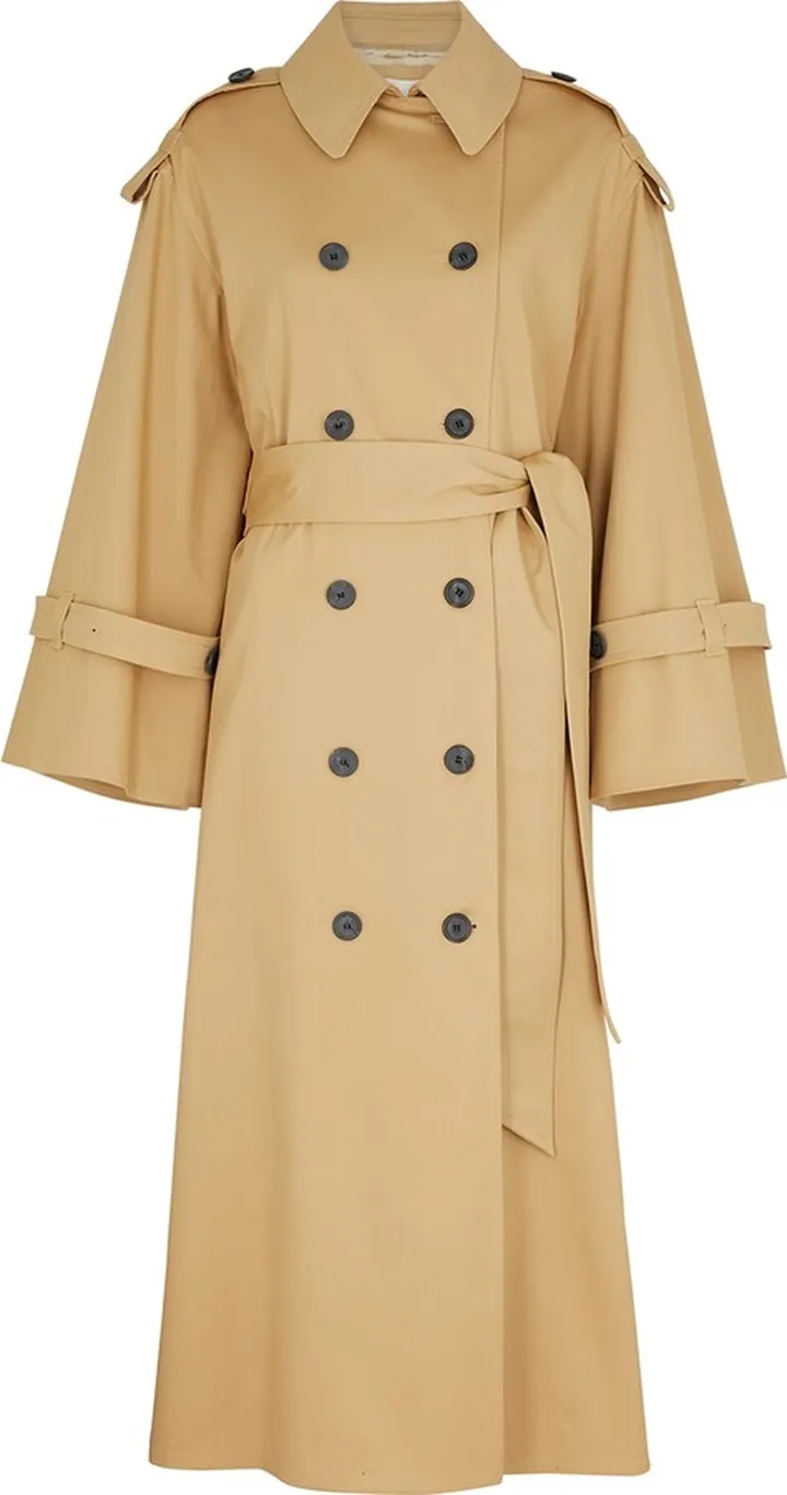 BY Malene Birger Alanis Stretch-cotton Trench Coat