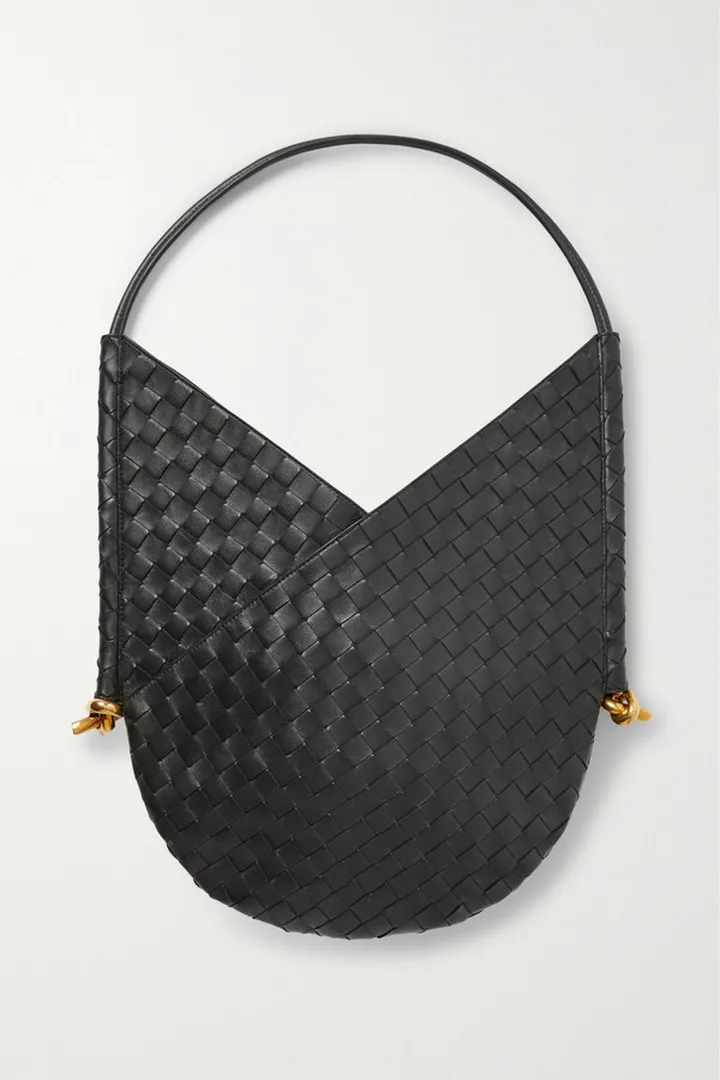 Bottega Veneta - Intrecciato Embellished Leather Shoulder Bag - Green