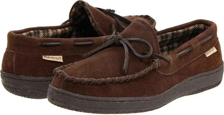 L.B. Evans HideAways by L.B. Evan Marion (Chocolate Suede) Men's Slippers