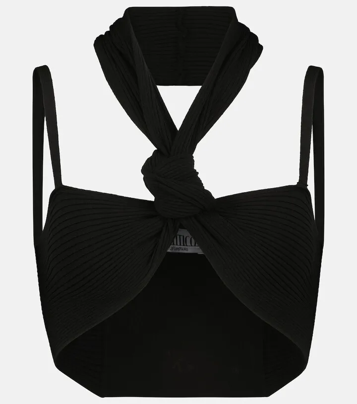 Halterneck crop top