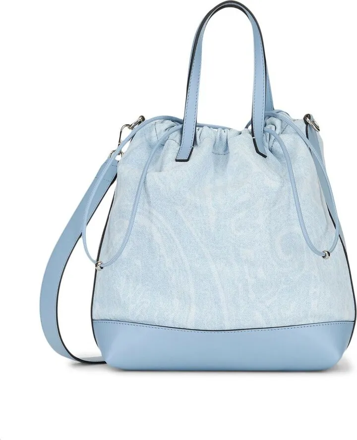 All-Over Paisley-Print Tote Bag