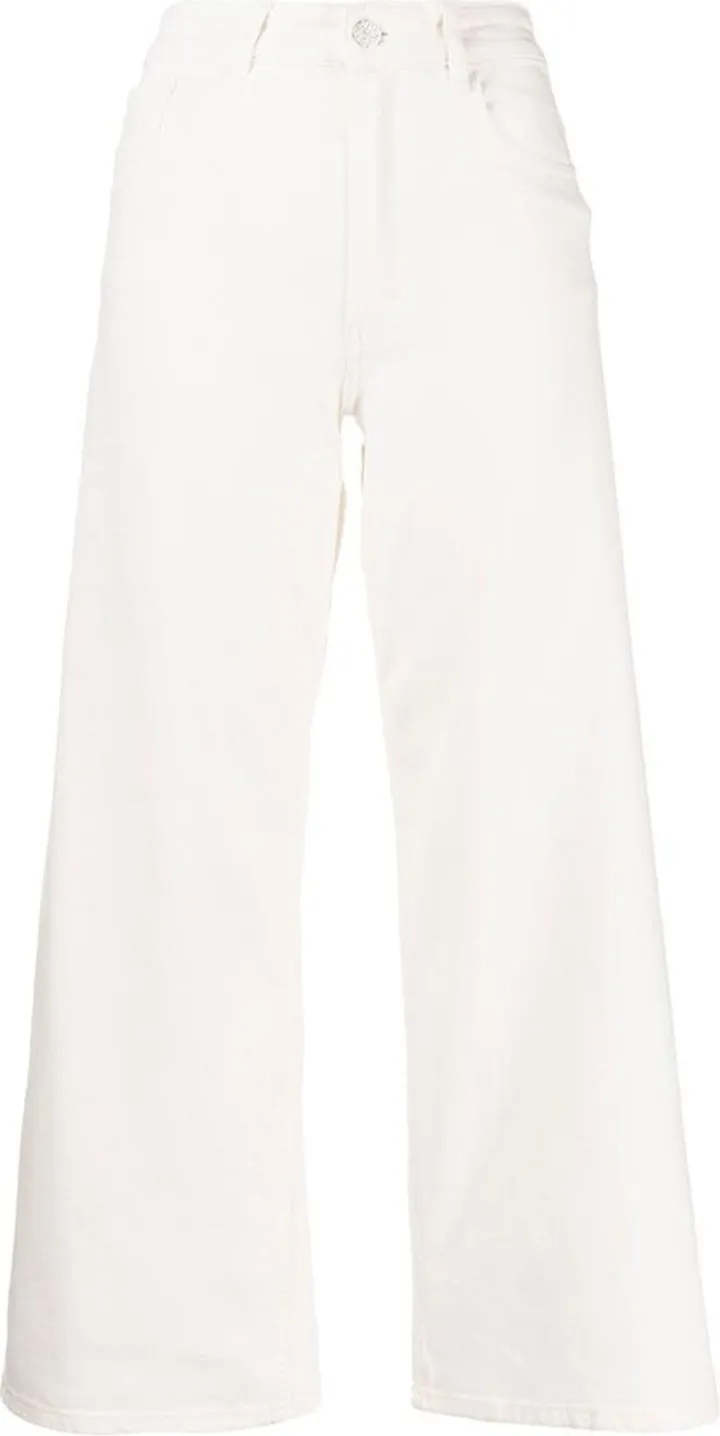Cropped Straight-Leg Trousers